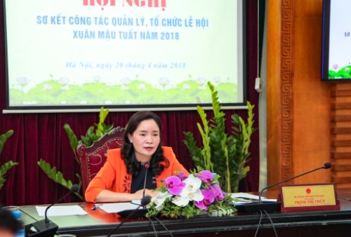  Thứ trưởng Bộ VHTTDL Trịnh Thị Thủy chủ trì và kết luận hội nghị